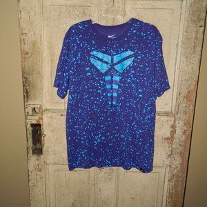 Nike Kobe Bryant Purple Mamba Tee Athletic Cut shirt Lakers Paint Size XXL (F-10